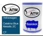 Preview: Volkswagen, Catalina Blue Metallic 2C, CT: 500ml Lackdose, von ATW Autoteile West.